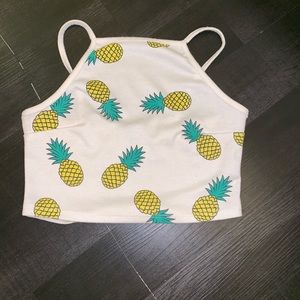 Pineapple crop top
